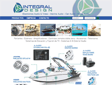 Tablet Screenshot of integralaudio.com.ar